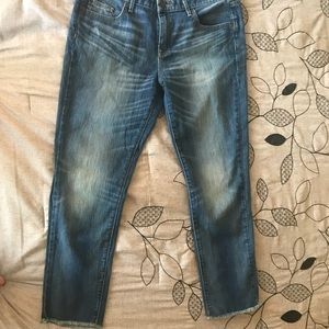 Mossimo and Co cropped boyfriend denim Jeans